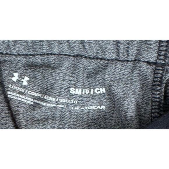 Under Armour Loose Play Up 3.0 Twist Womens Small Gray Black Athletic Shorts - Picture 5 of 7